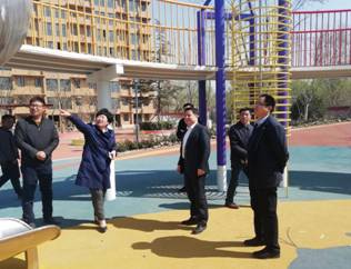 寧晉縣委書記唐樹元對 “民樂園東擴(kuò)項目”進(jìn)行實地調(diào)研